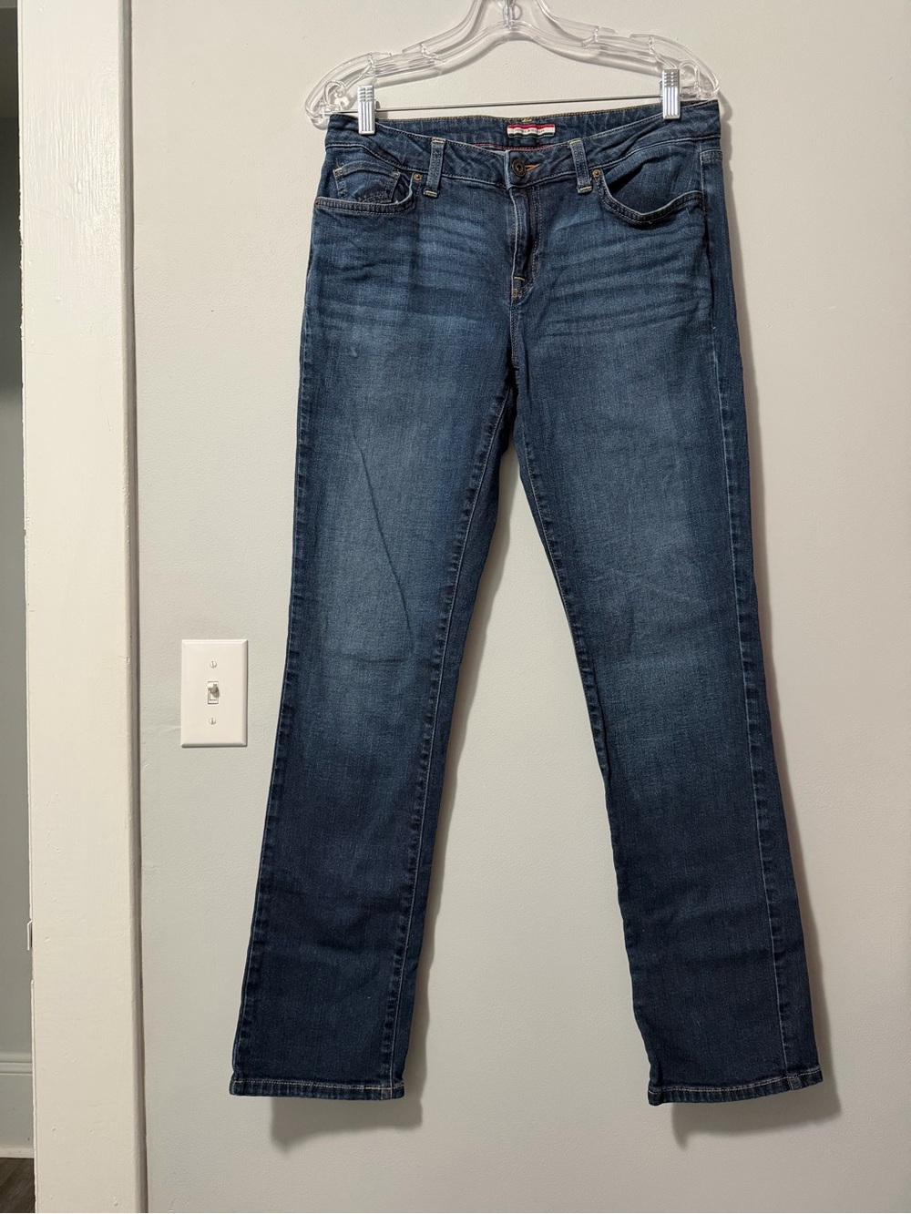 Tommy Hilfiger Women's Dark Blue Straight Leg Jeans 8R